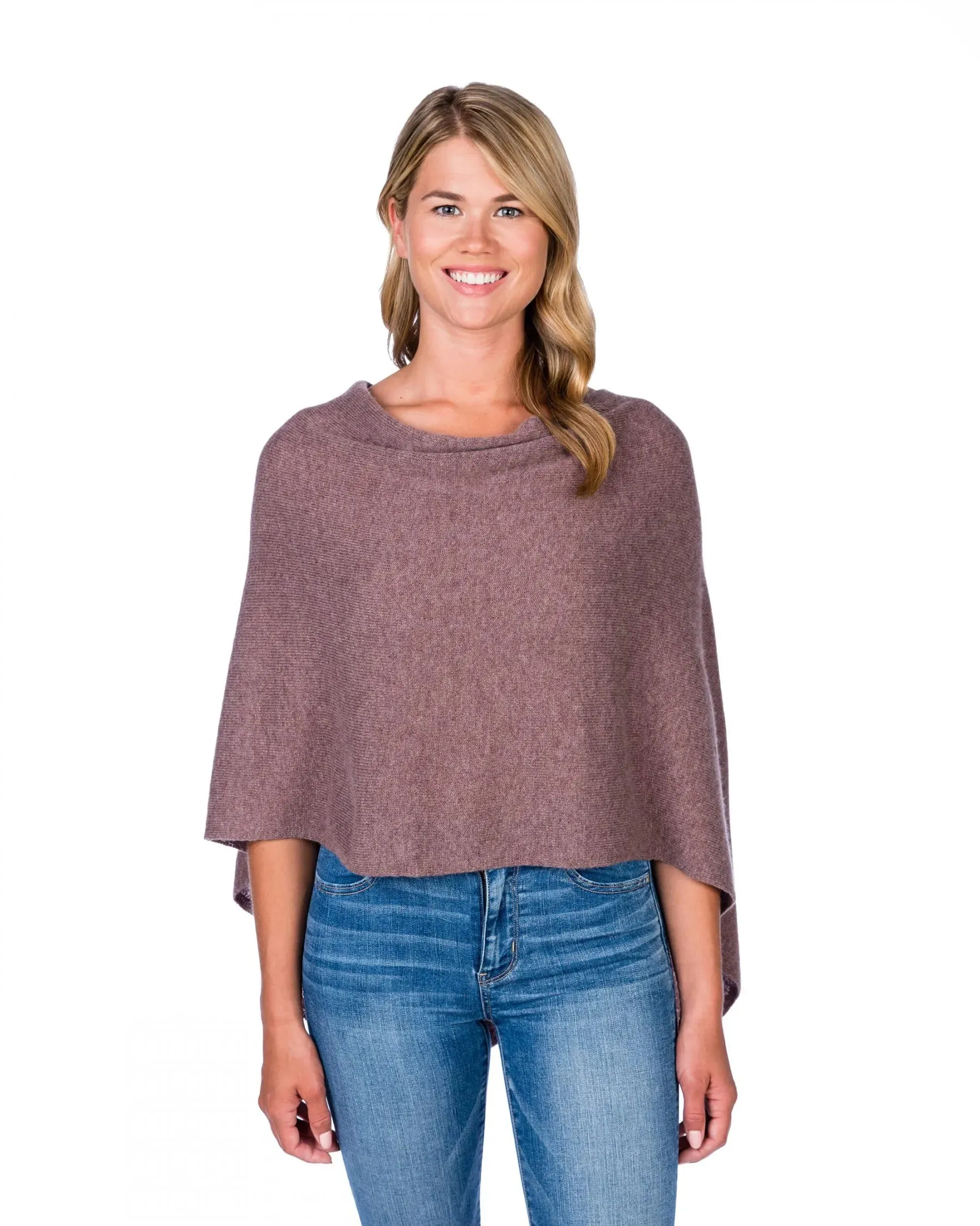 100% Cashmere Dress Topper Poncho