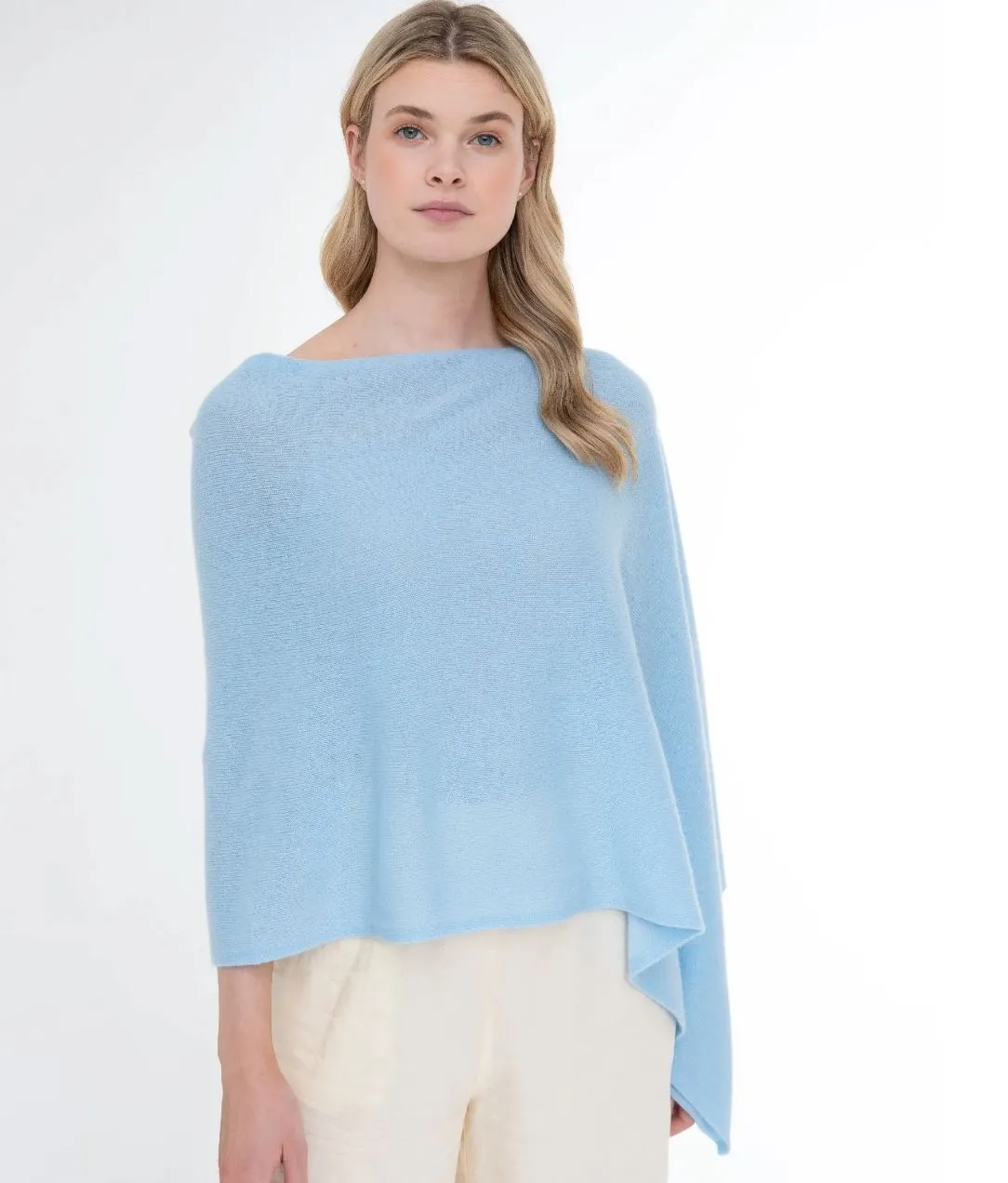 100% Cashmere Dress Topper Poncho