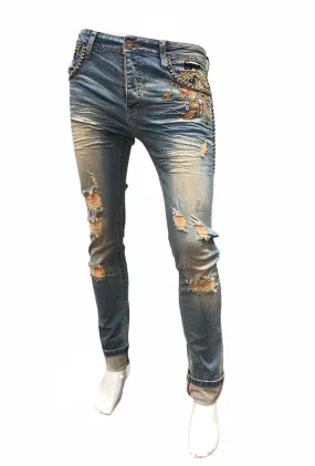 1391 EMB. EAGLE JEANS MENS