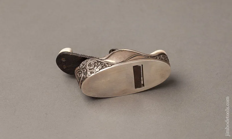 2008 PNTC Best in the West Favor 3 inch Slipper Plane in Solid Sterling Silver in Original Wooden Box - 68819U