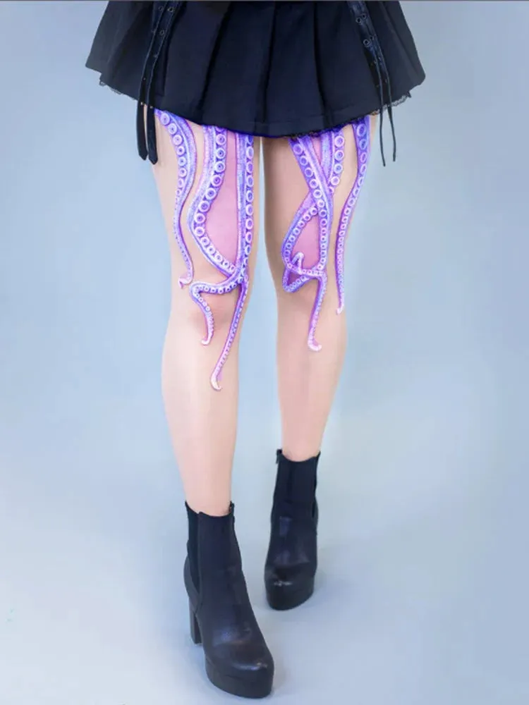 3D Textured Tentacle Pantyhose