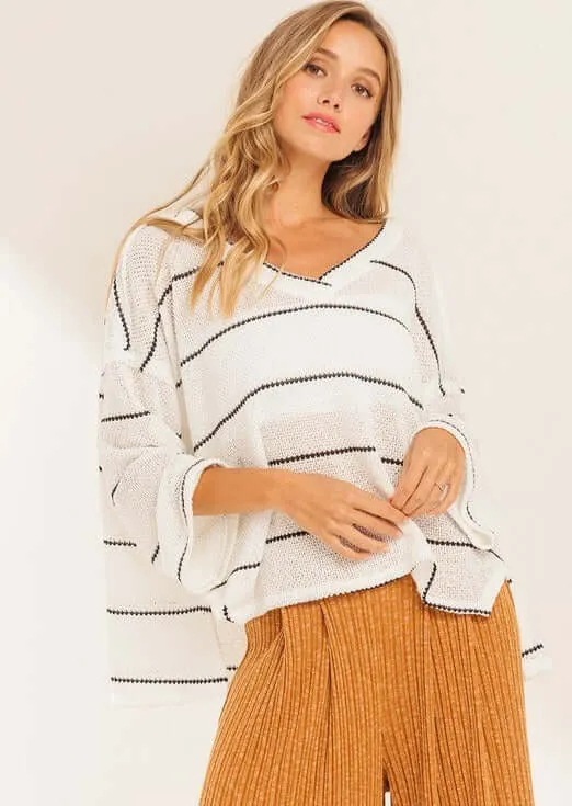 A Perfect Layering Sweater Top Made in USA