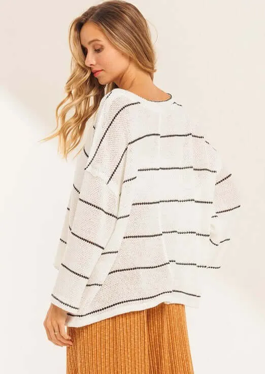 A Perfect Layering Sweater Top Made in USA