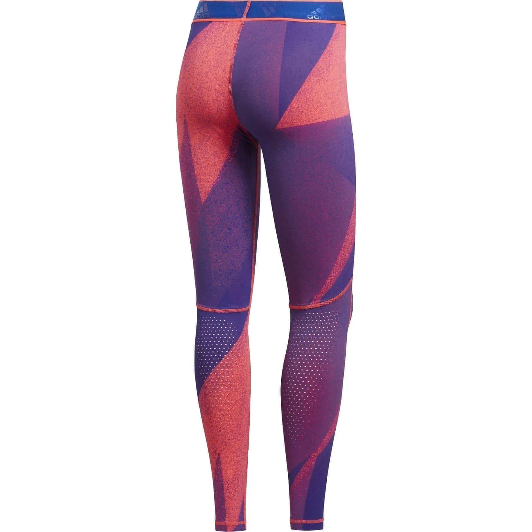 adidas AlphaSkin Graphic Womens Long Training Tights - Pink