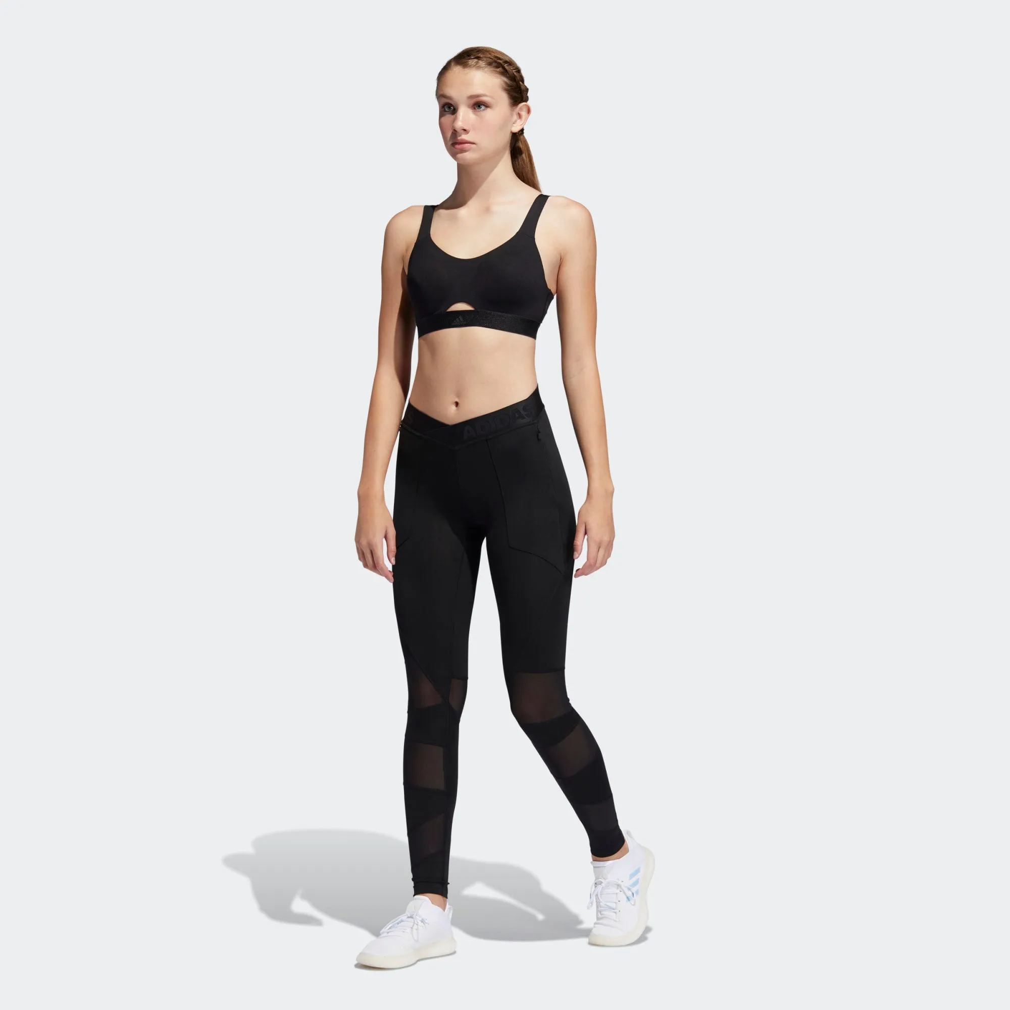 adidas Alphaskin Long Fitness Leggins Black