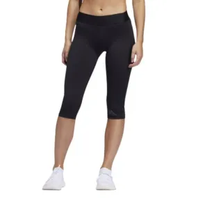 Adidas Alphaskin Tech Capri Women Training 3/4 Tight Black Fj7162