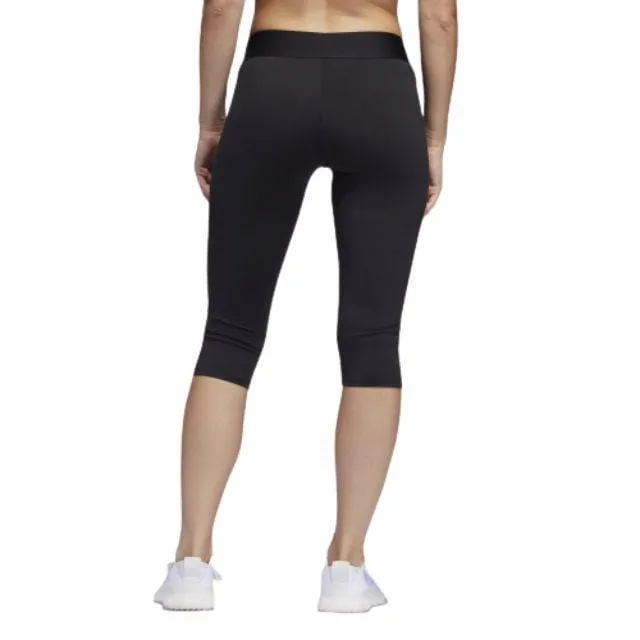 Adidas Alphaskin Tech Capri Women Training 3/4 Tight Black Fj7162