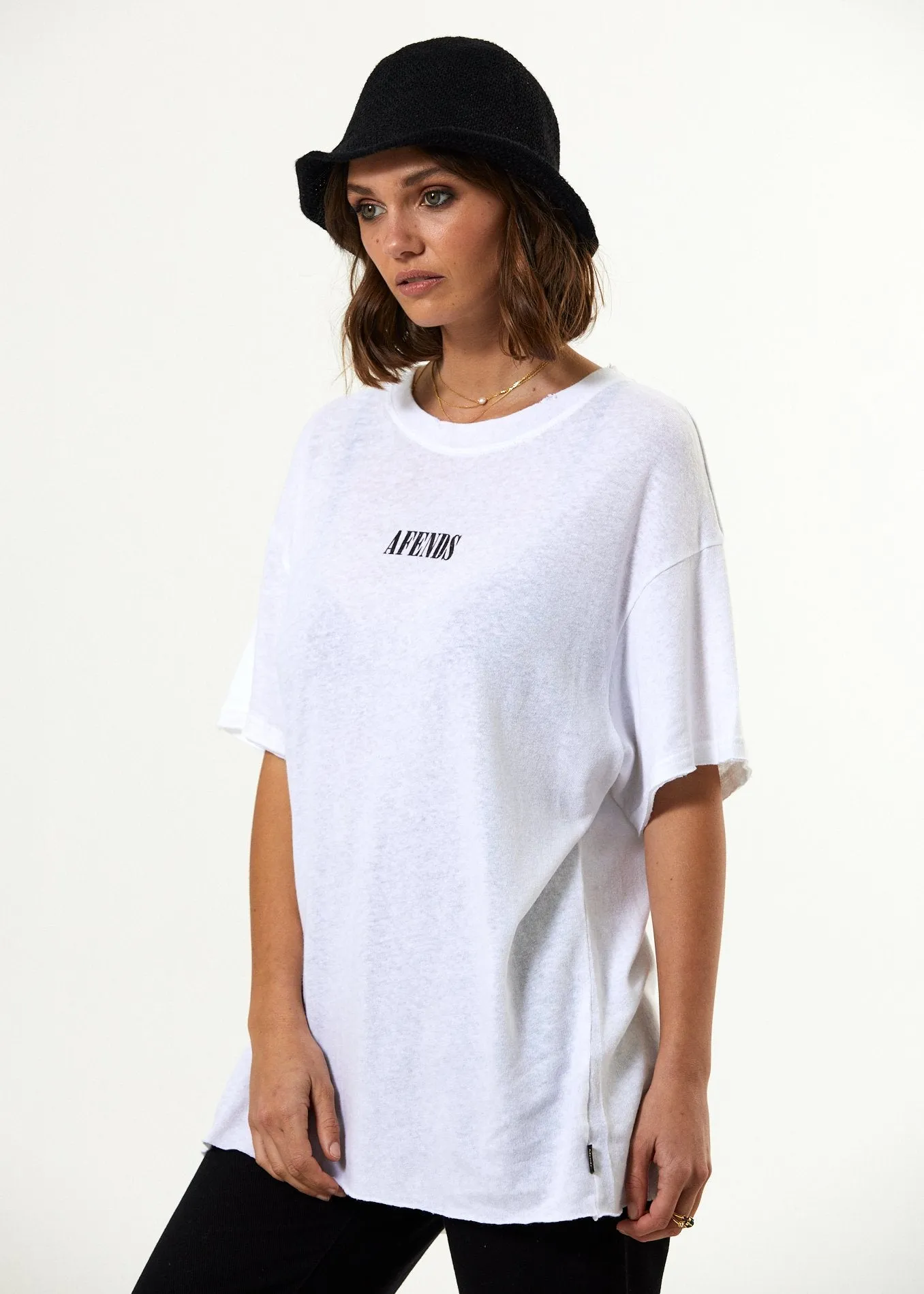 Afends Womens Courtney Love - Hemp Oversized Tee