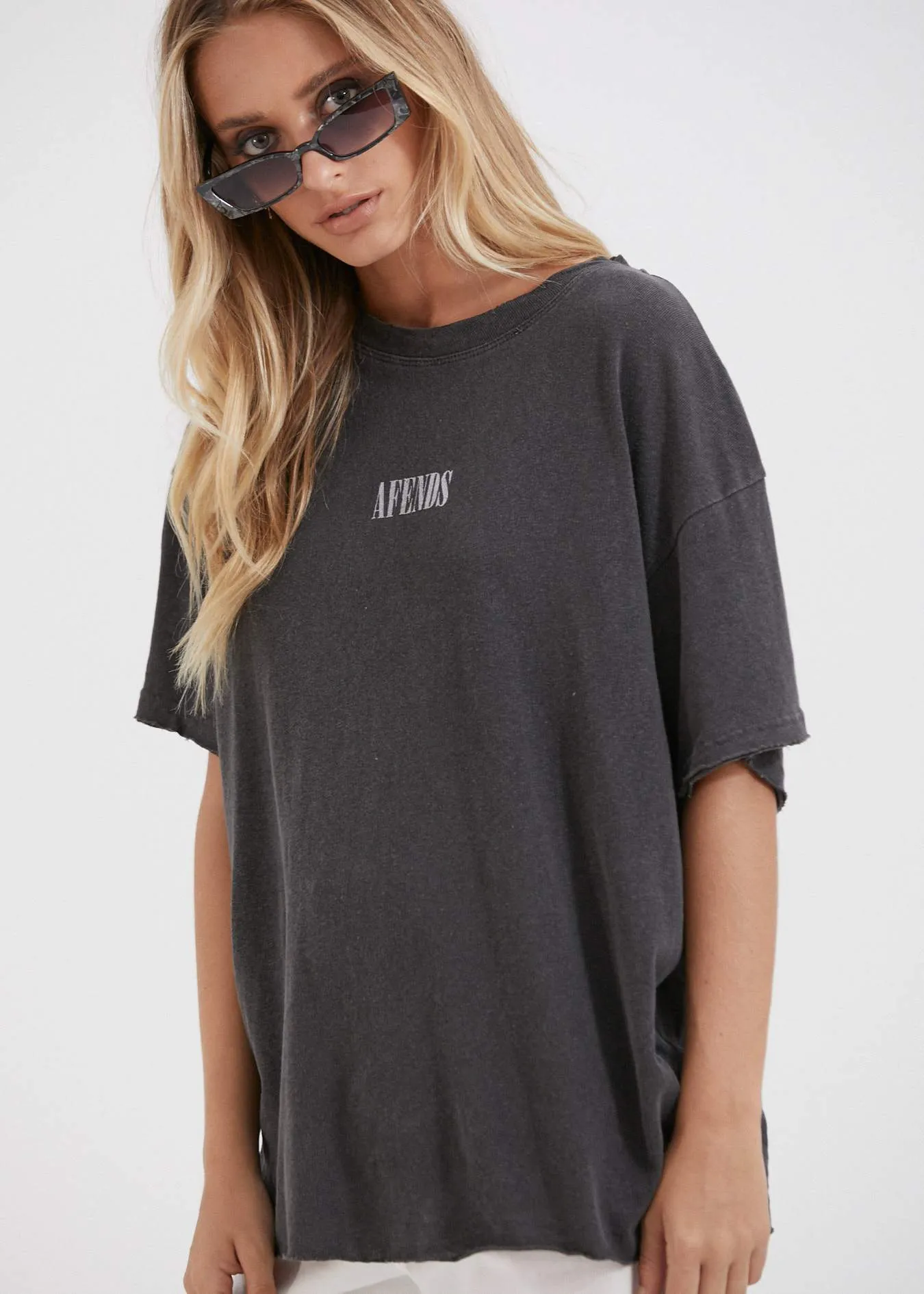 Afends Womens Courtney Love - Hemp Oversized Tee