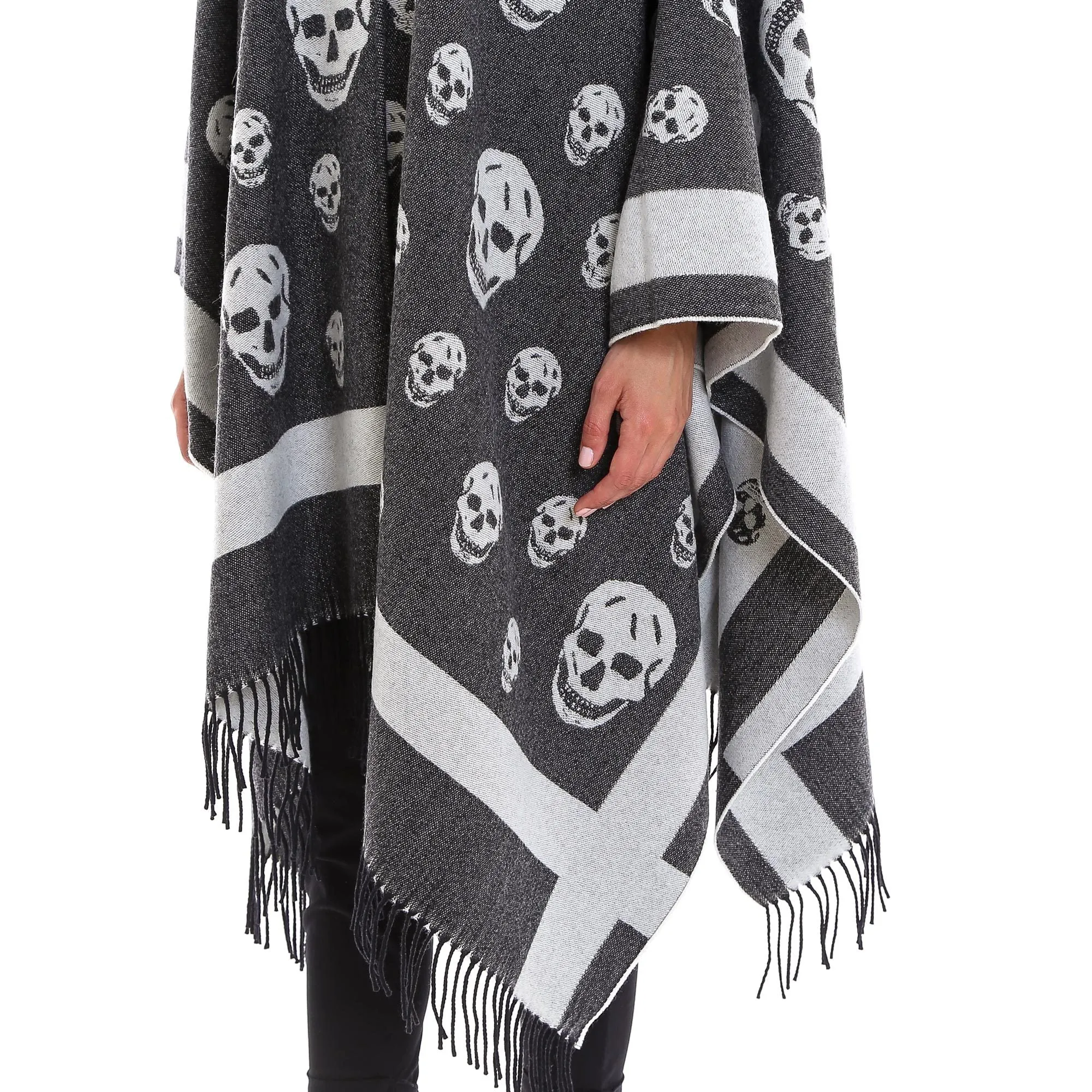 Alexander McQueen Skull Poncho