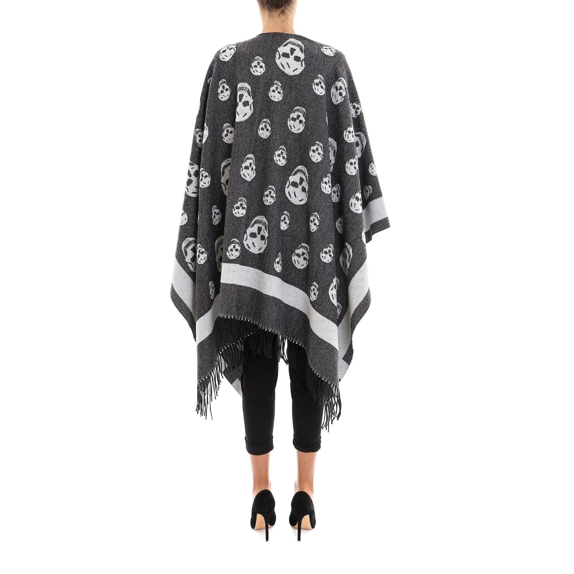 Alexander McQueen Skull Poncho