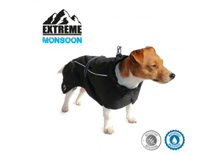 Ancol - Extreme Monsoon Dog Coat - Red - small - 30cm