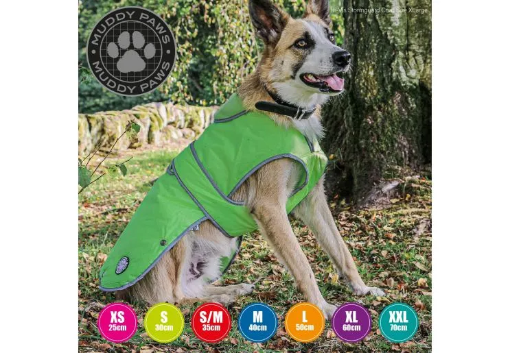 Ancol - Stormguard Dog Coat - Hi Vis Yellow - Large