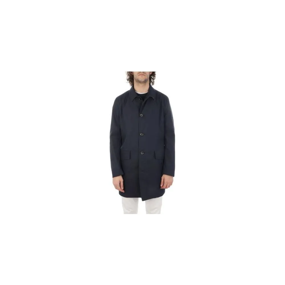 Aquascutum Blue Cotton Jacket