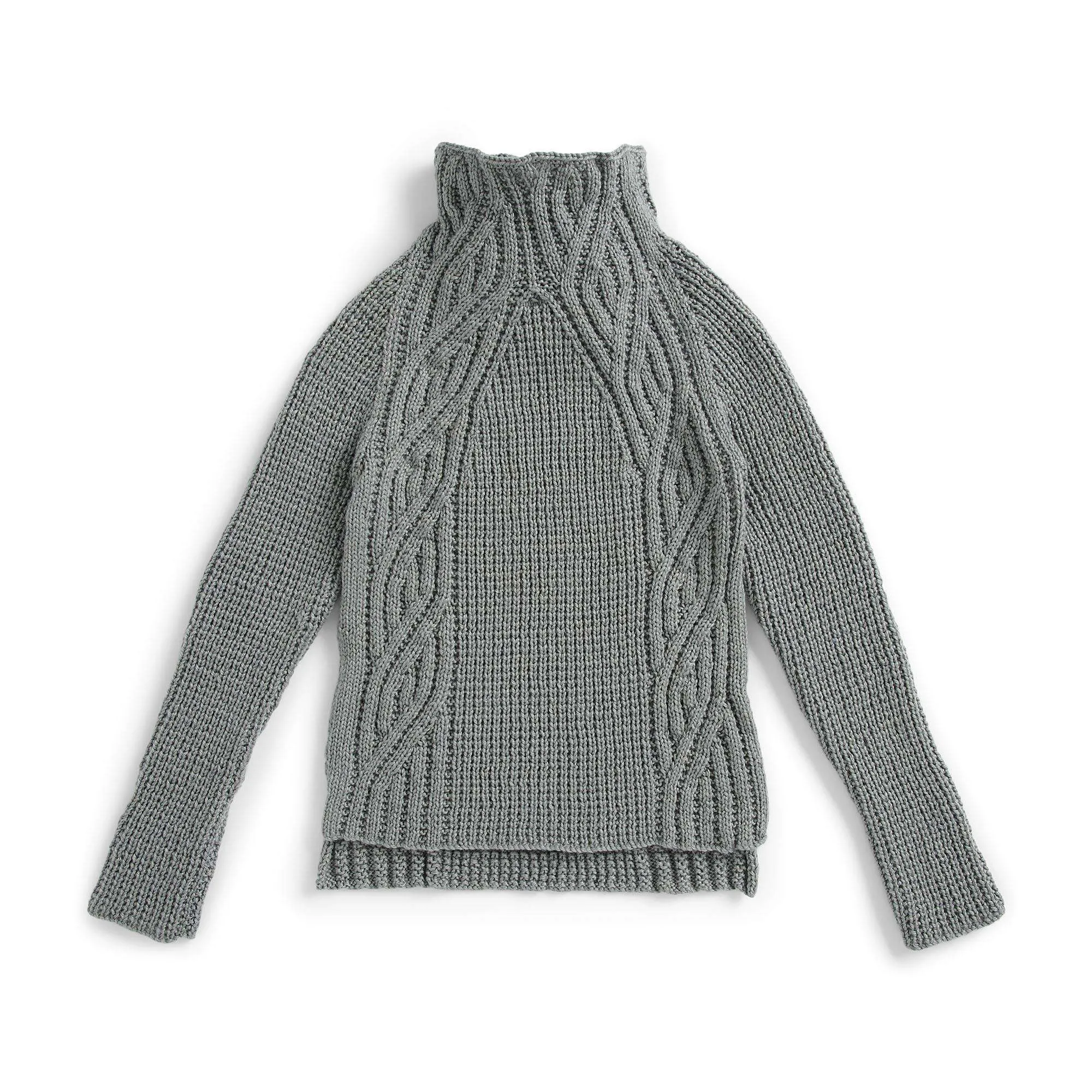 Bernat Knit New Directional Cables Sweater