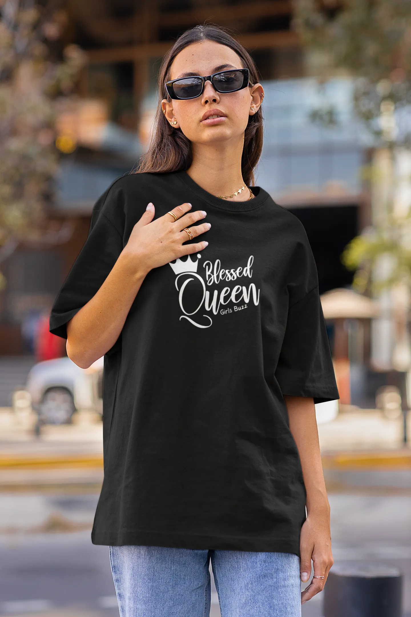 Blessed Queen Oversized T-shirt