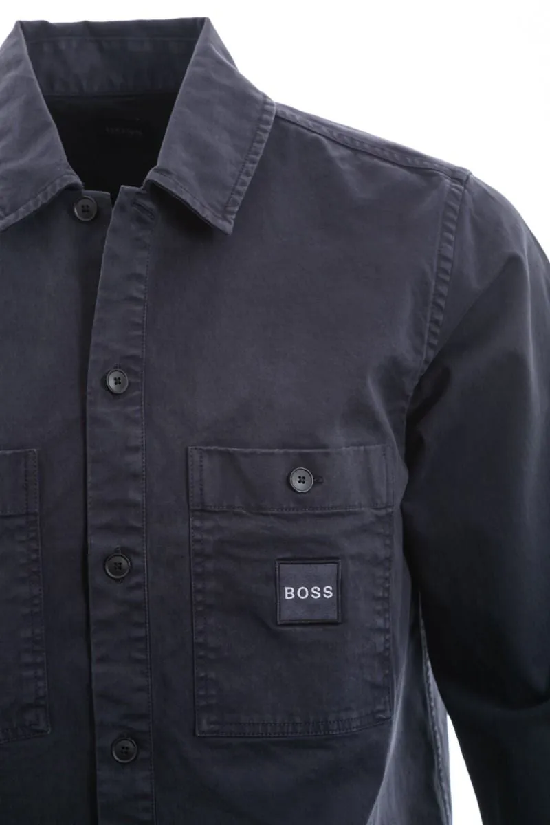 BOSS Locky Shirt in Navy