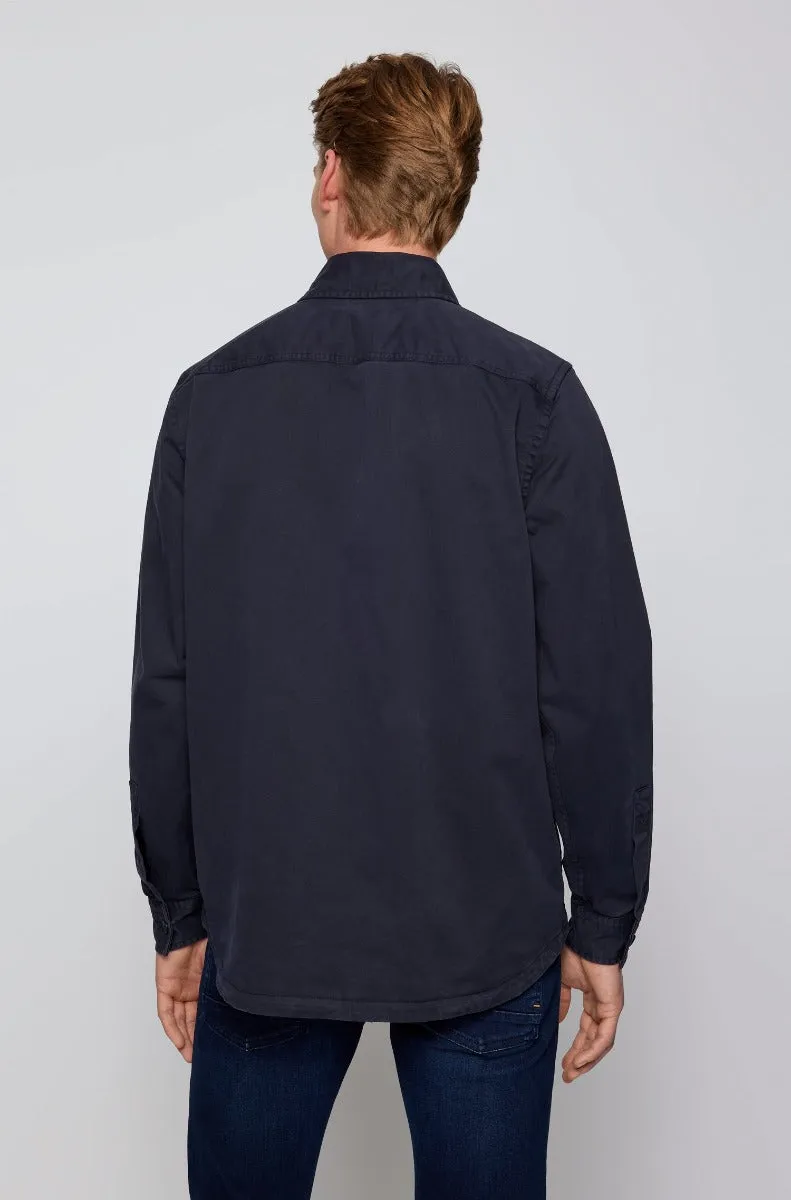 BOSS Locky Shirt in Navy