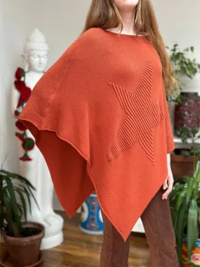 BURNT COPPER UNDER THE STARS PONCHO