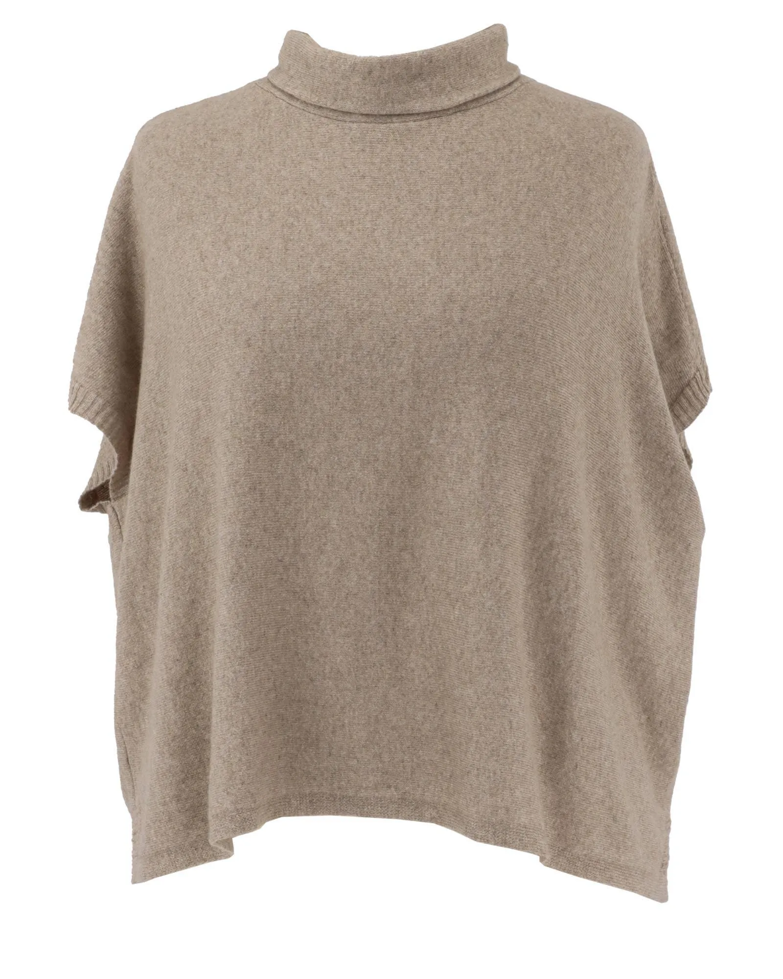 Cadenza Classic Cashmere Blend Tunic: Silver