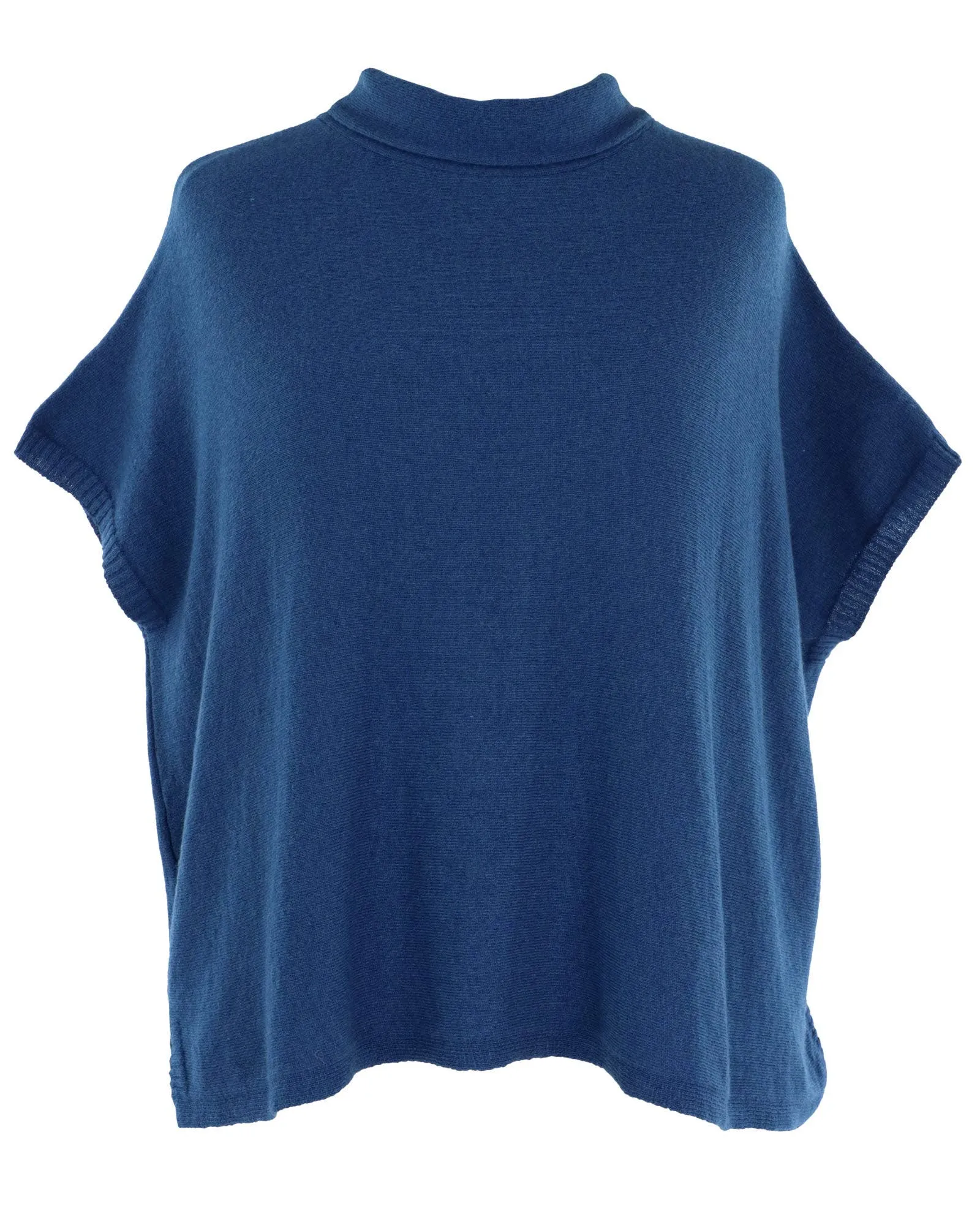 Cadenza Classic Cashmere Blend Tunic: Silver