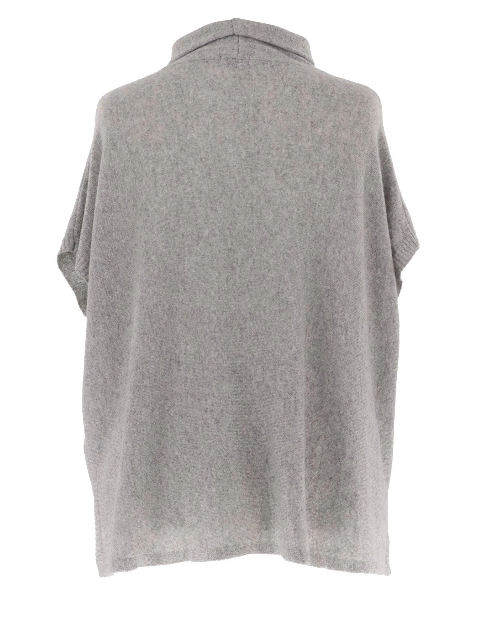 Cadenza Classic Cashmere Blend Tunic: Silver