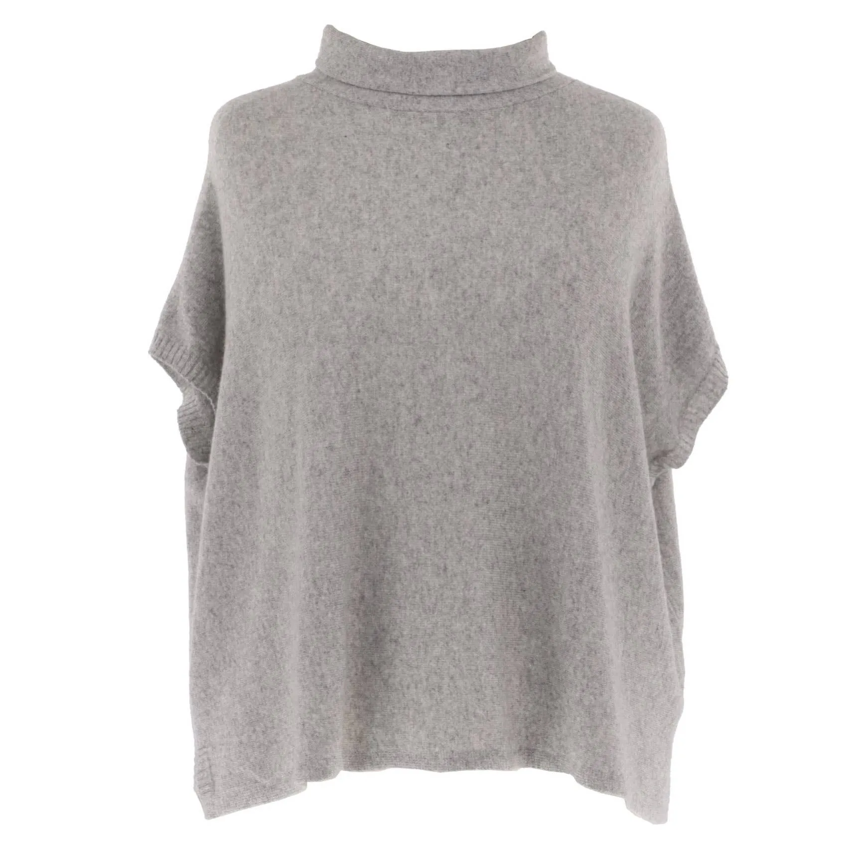 Cadenza Classic Cashmere Blend Tunic: Silver