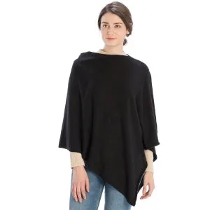 Cashmere Blend Poncho