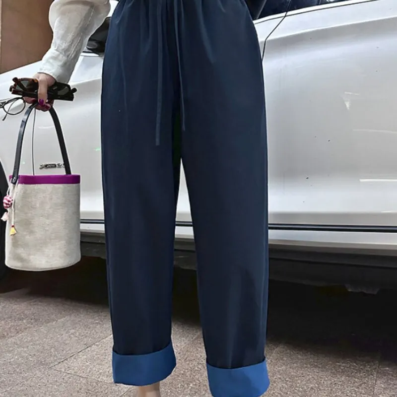 Casual Everyday Wide Leg Trousers with Pockets