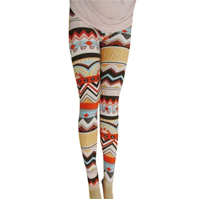 Christmas Leggings Lady Casual