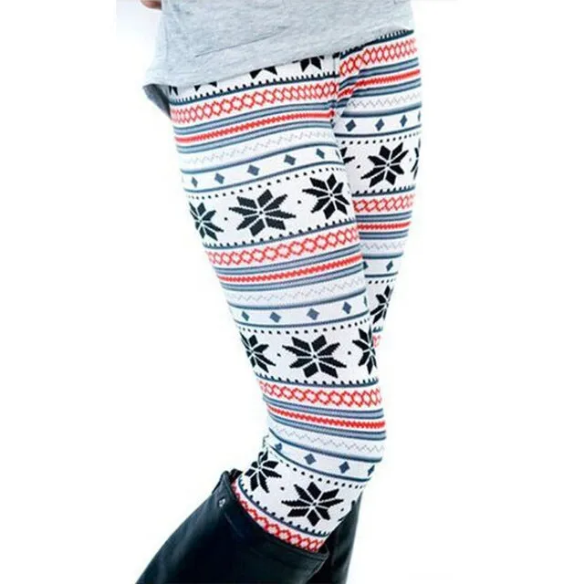 Christmas Leggings Lady Casual