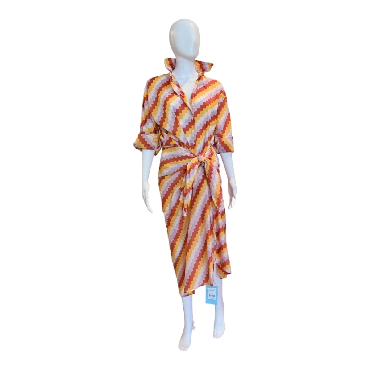 Citrus Stripe Beach Shirt