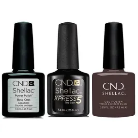 CND - Shellac Xpress5 Combo - Base, Top & Phantom (0.25 oz)