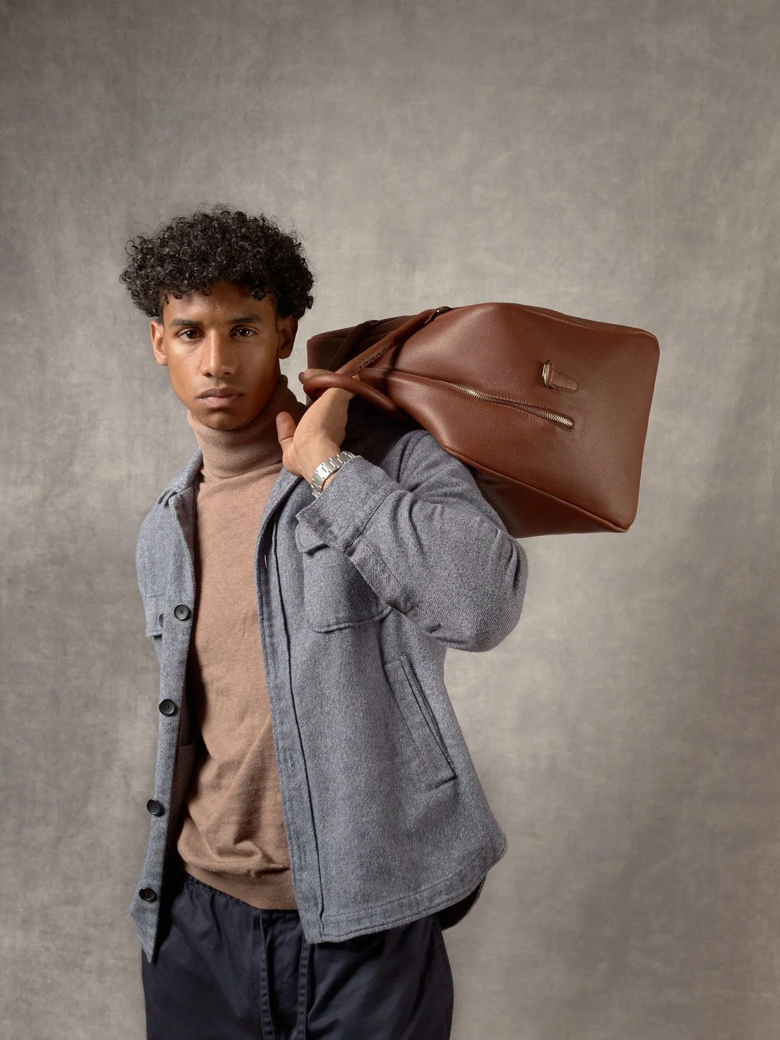 Cosimo Duffle Bag · Brown