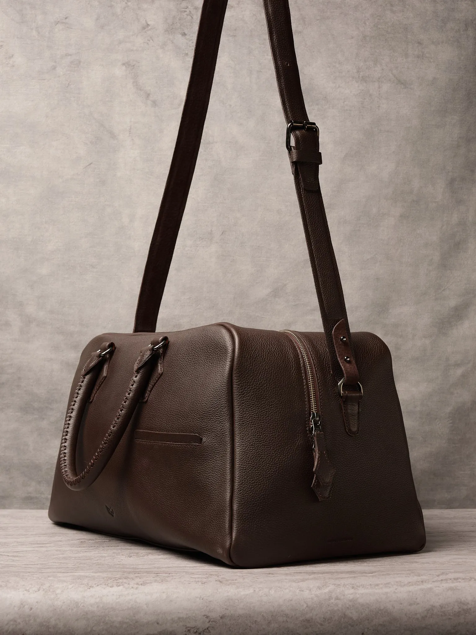 Cosimo Duffle Bag · Dark Brown