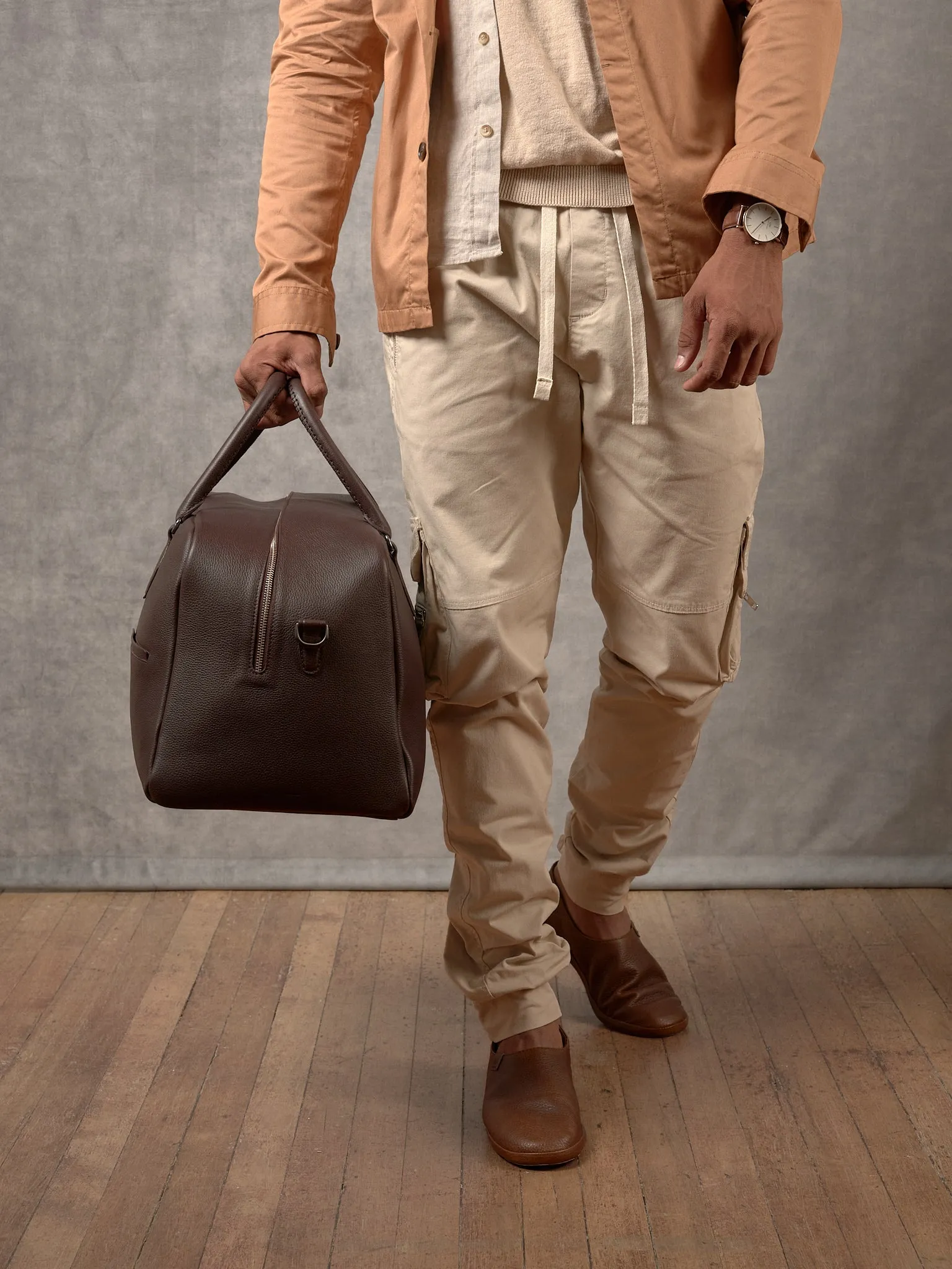 Cosimo Duffle Bag · Dark Brown