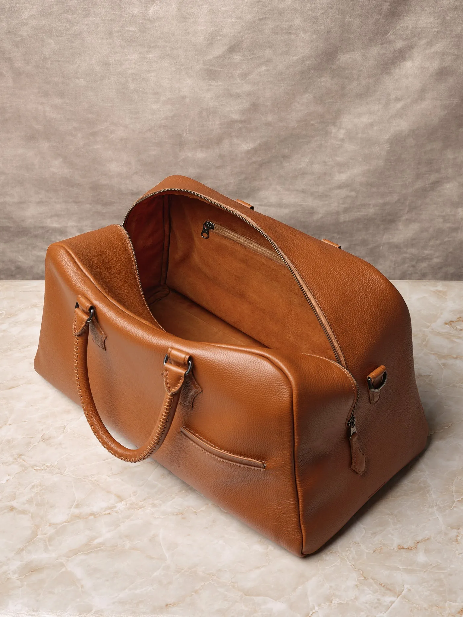 Cosimo Duffle Bag · Tan