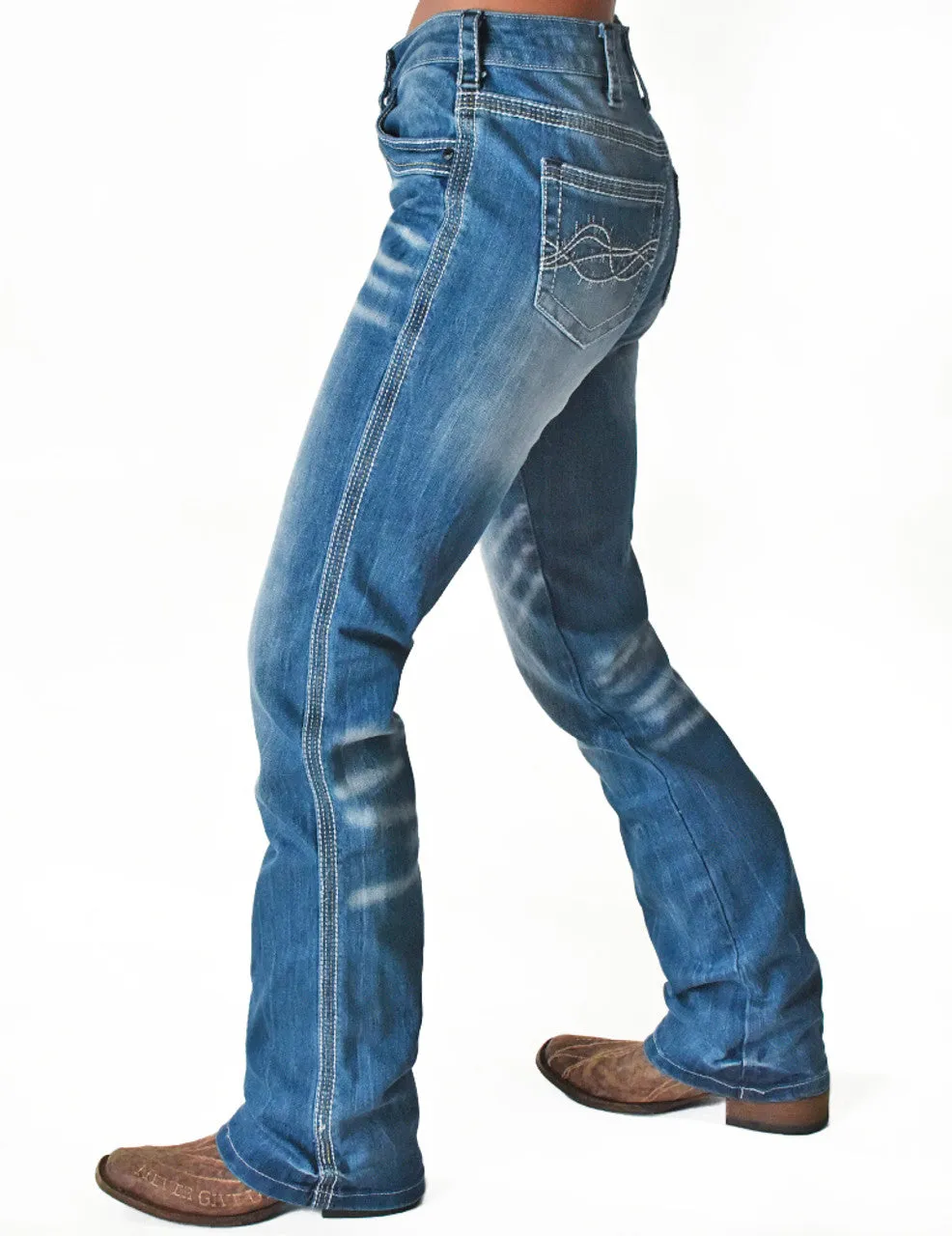 Cowgirl Tuff Ladies Jeans - Natural Waist - Contender