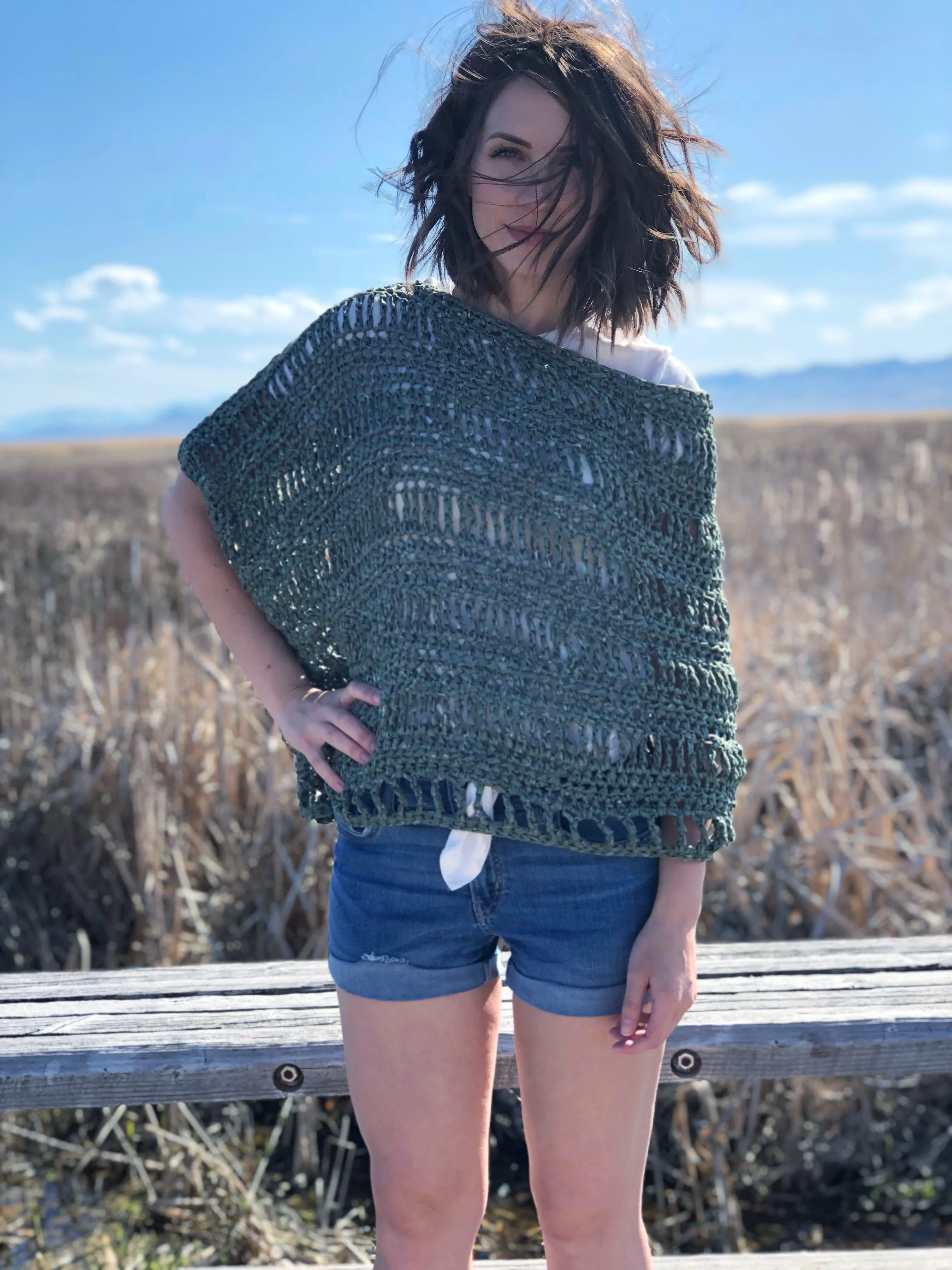 Crochet Kit - Penny Lane Poncho (Adult)