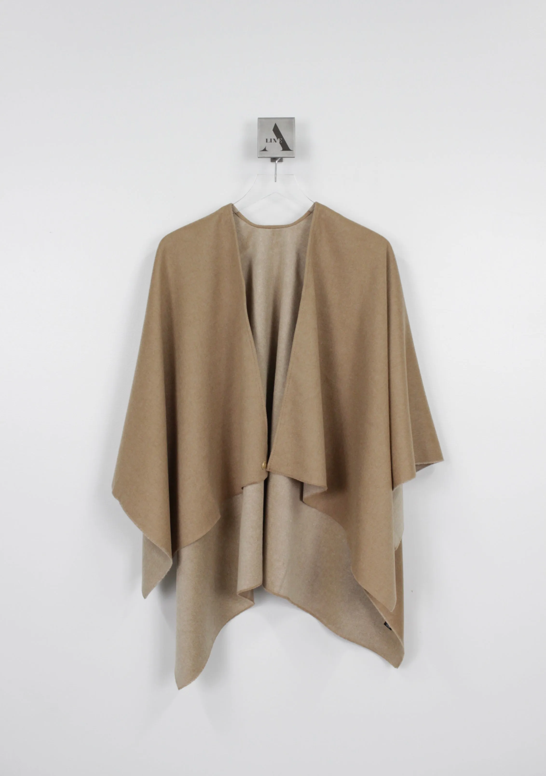 Crown Cashmere Reversible Poncho