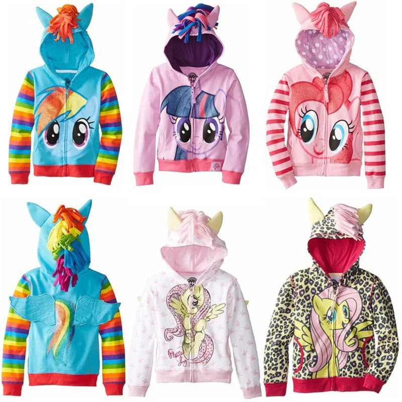 Cute Pony Kids Cartoon Jacket - Free Shipping to N.A.