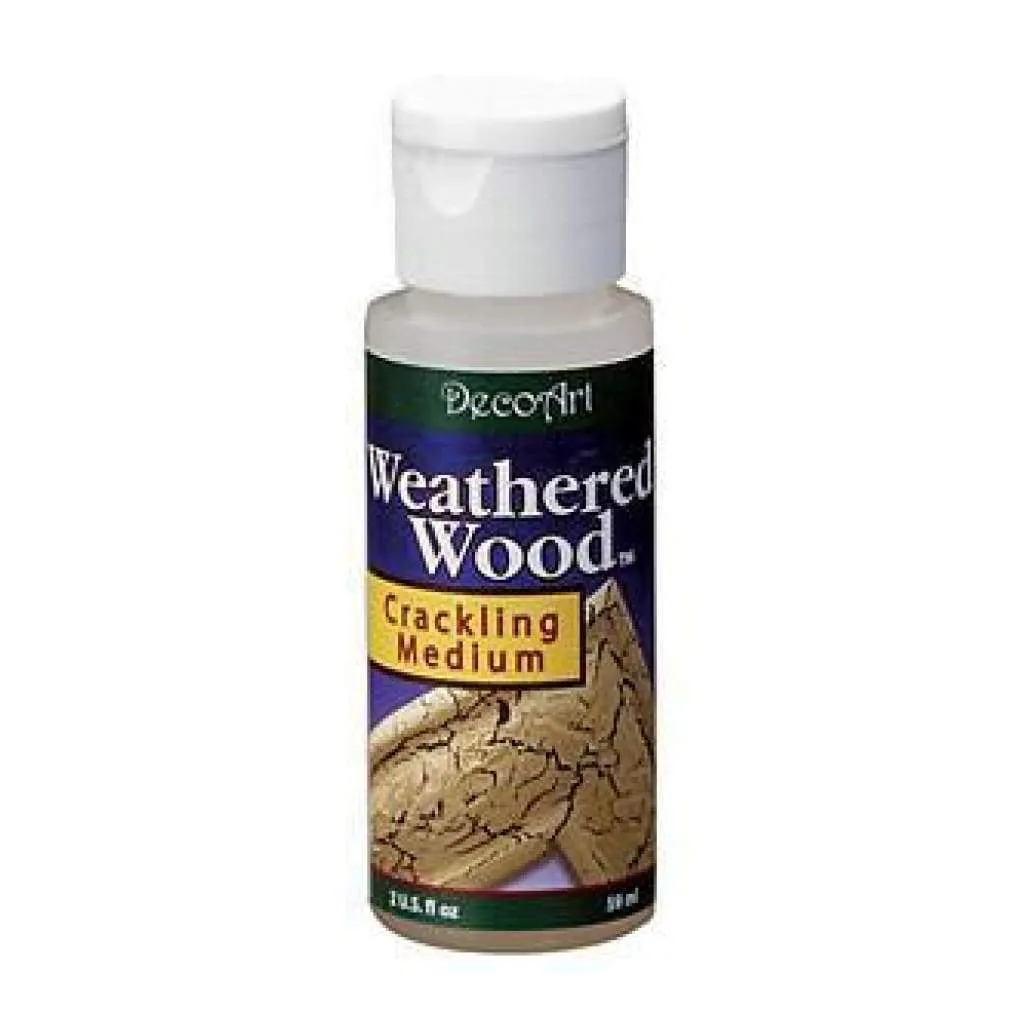 Deco Art  - Weathered Wood Crackling Medium 2Oz