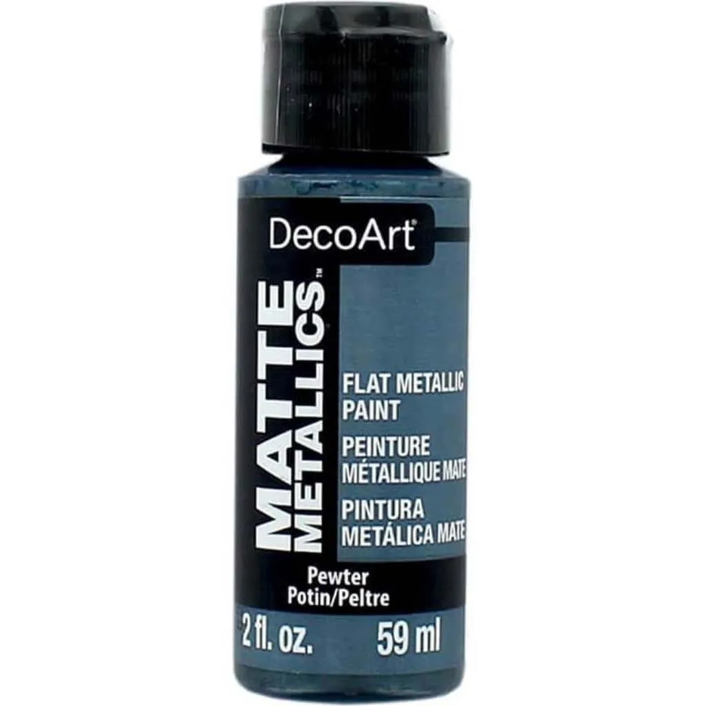 Decoart Matte Metallics Acrylic Paint 2oz