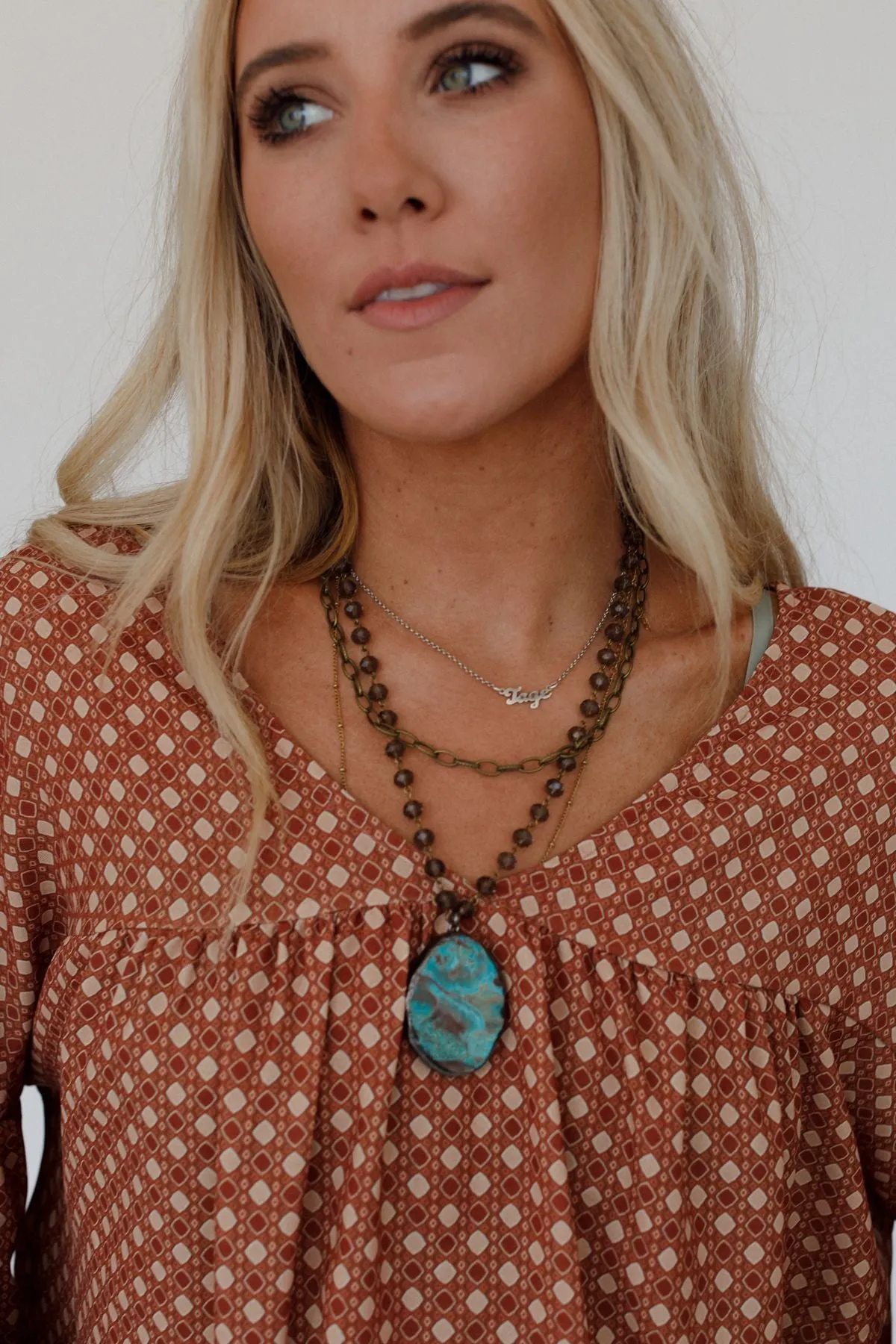 Dezi Necklace - Blue