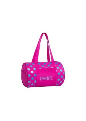 Dots Duffel Bag (Pink/Blue)