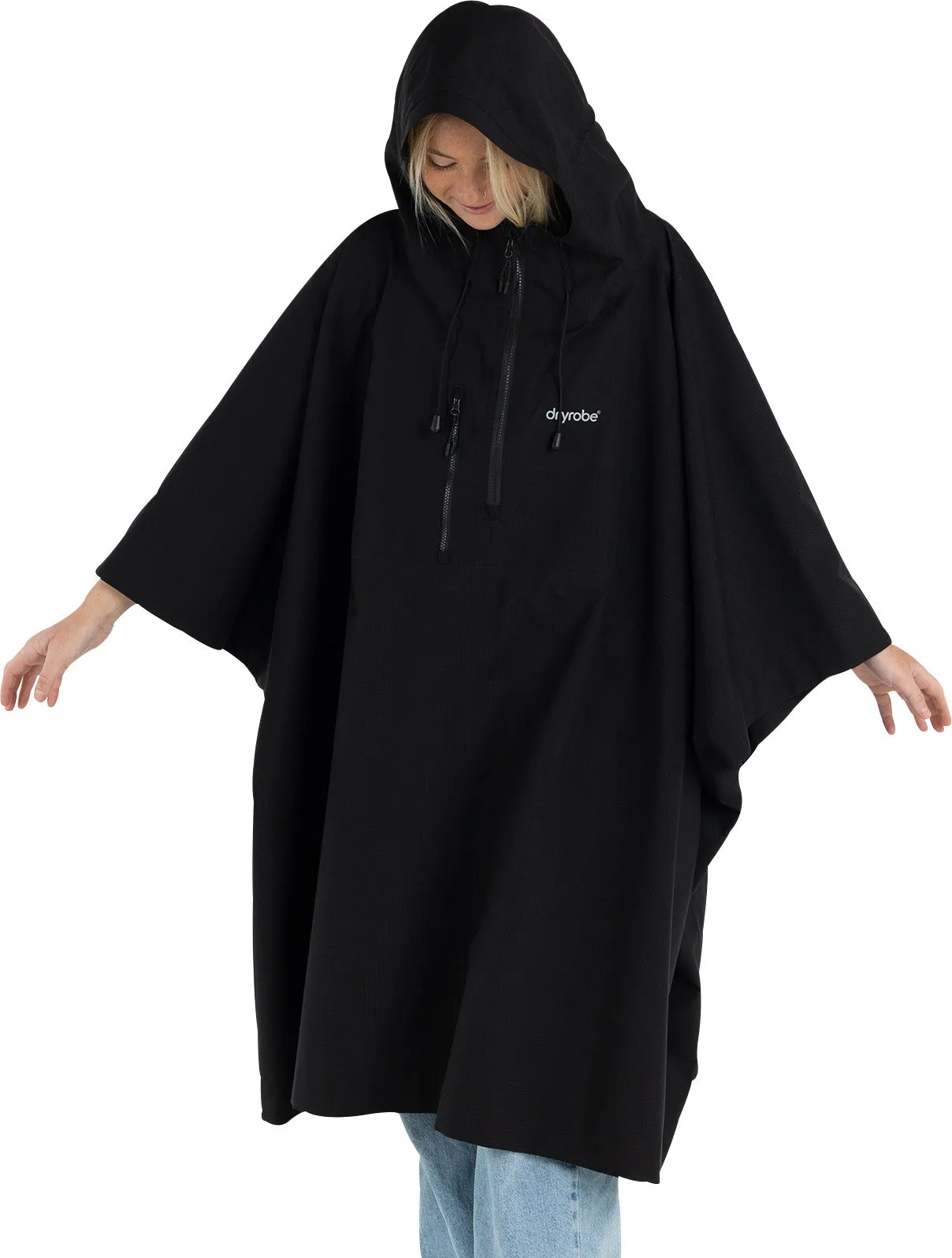 Dryrobe Waterproof Poncho - Black