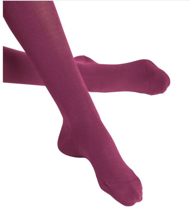 Falke Red Plum Soft Merino Tights