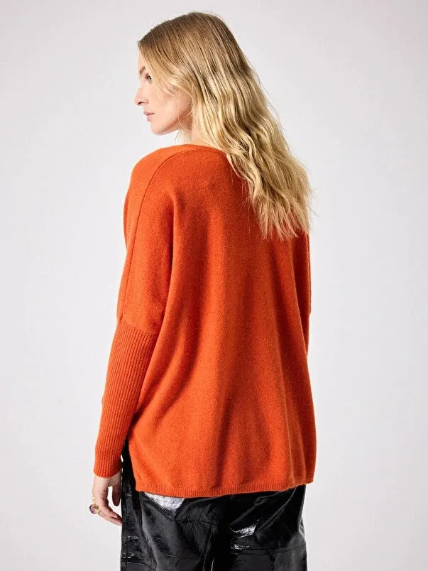 Feu Cashmere Poncho Sweater