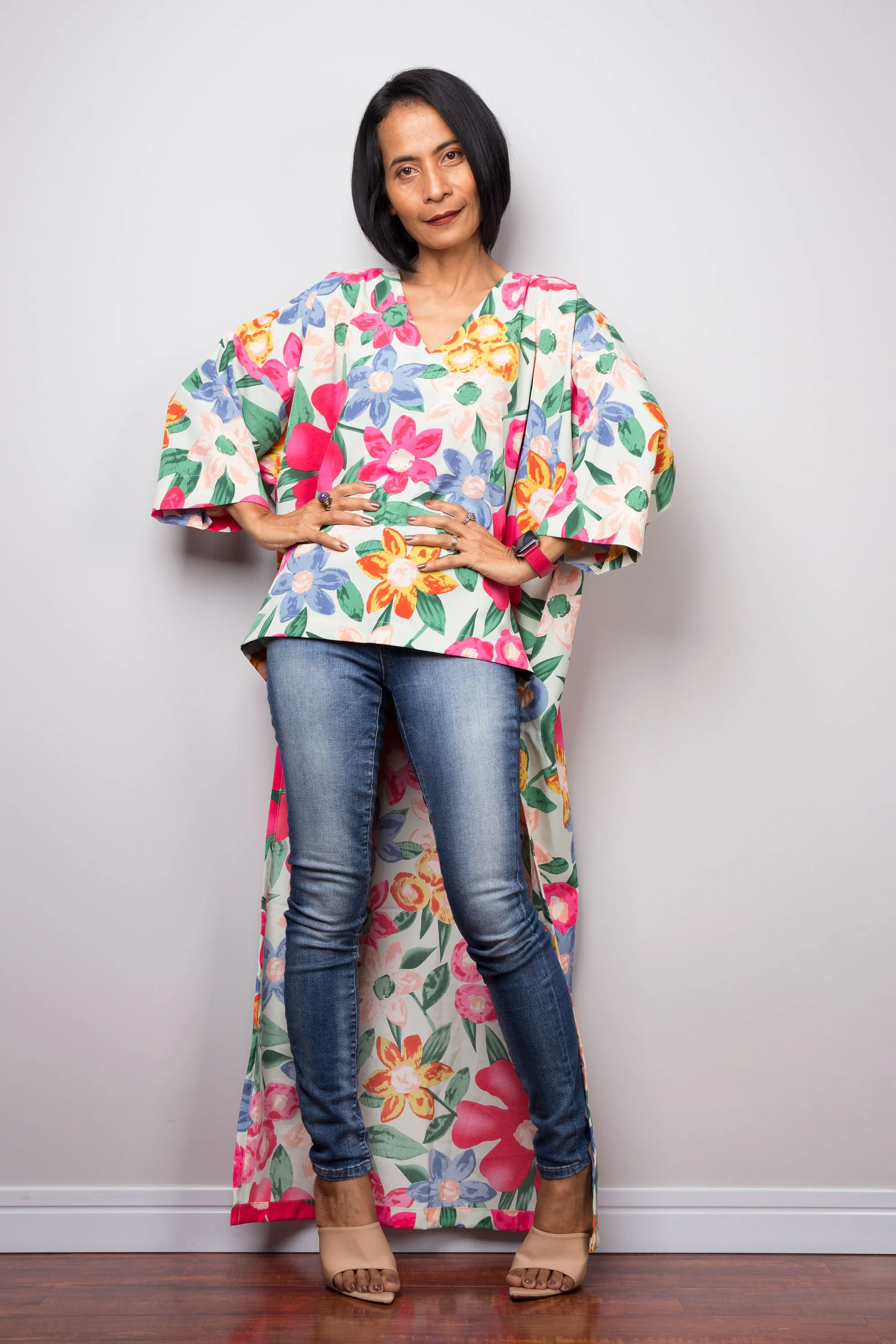 Floral Kaftan top