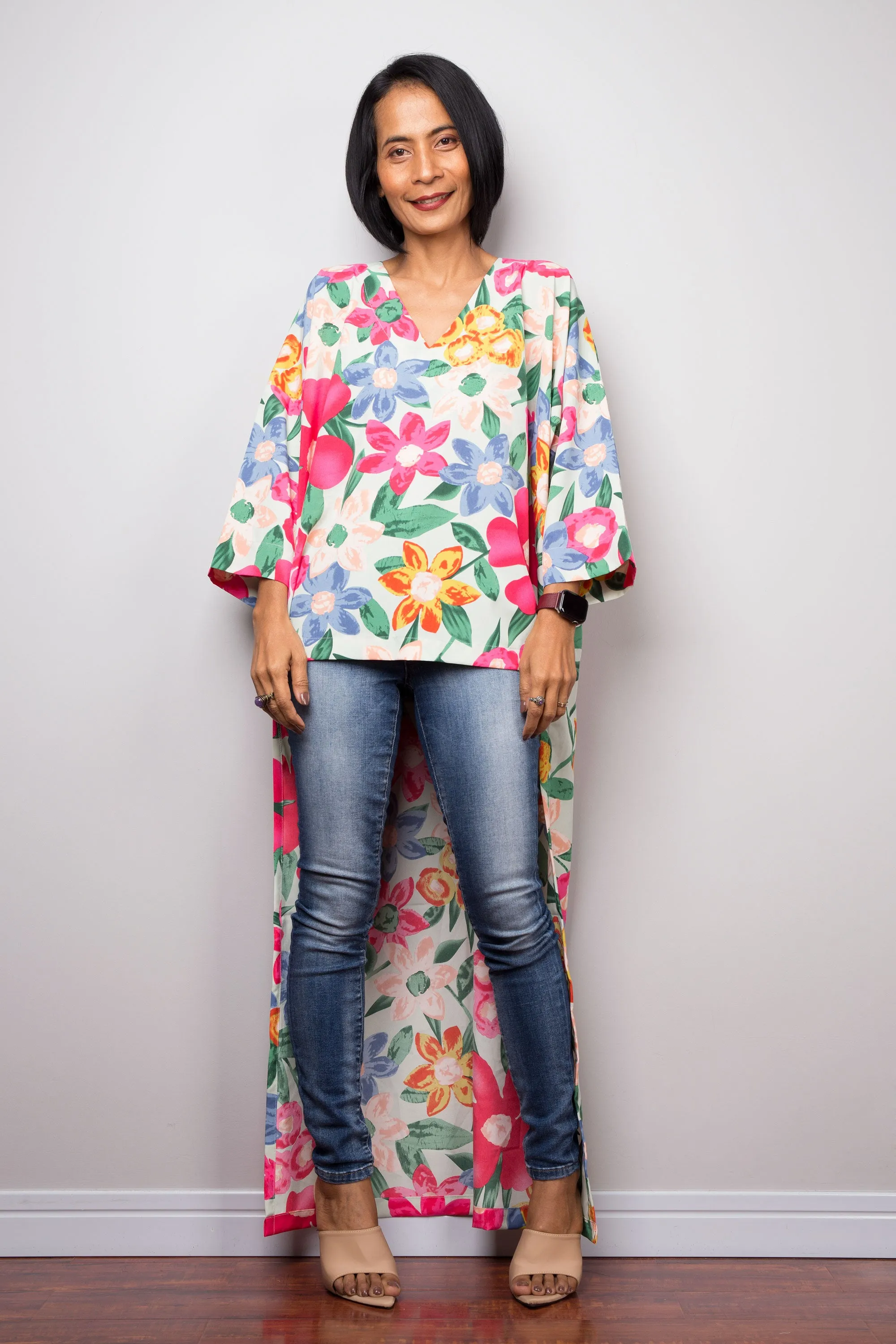 Floral Kaftan top